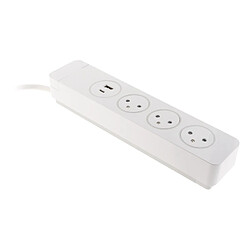 Otio Multiprise Easy Eject 3x2P+T (16A) - 2 ports USB - Mantéa - Zenitech