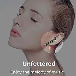 Universal Écouteurs Bluetooth Écouteurs de musique Étanche Contrôle tactile Son de fidélité pour Huawei Xiaomi Casque sans fil | Casque Bluetooth (vert) pas cher