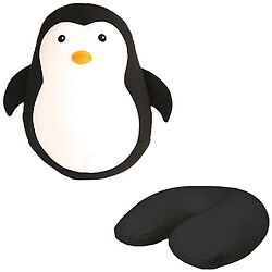 Kikkerland KKTT23 Coussin/Repose-Tête Forme de Pingouin