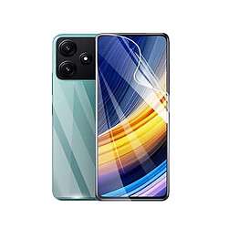 Hydrogel Plein couverture Film avant et Verset Phonecare pour Xiaomi Poco M6 Pro - Transparent 