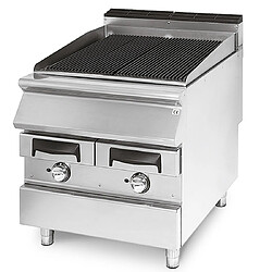 VIRTUS GROUP Grillade Gaz, Zone de Cuisson en Fonte, Viande/Poisson P730mm - L800 - Virtus 