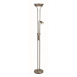 Markslojd Lampadaire avec liseuse Detroit Métal Acier 2 ampoules 180cm