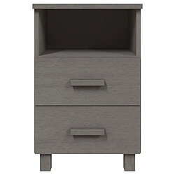 Avis Maison Chic Table de chevet, Table de Nuit moderne, Gris clair 40x35x62 cm Bois de pin massif