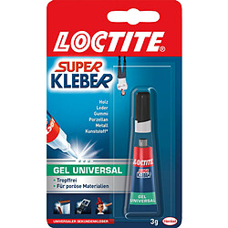 LOCTITE Colle universelle Gel, tube de 3g, sur carte blsiter () 