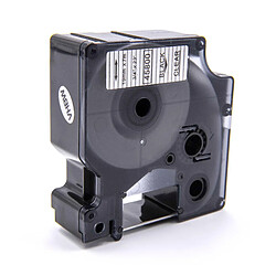 Cassette Cartouche Ruban 19mm vhbw pour Dymo LabelMaker PC, LabelMaker PC2 comme Dymo D1, 45800. 