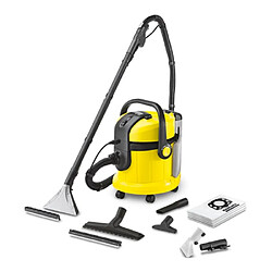 KÄRCHER SE 4001 PLUS Aspirateur Eau et Poussière 1400W 18L Cyclonique Pare-Choc Extracteur Jaune 