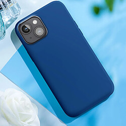 Avis Moxie Coque pour iPhone 15 Semi-rigide Intérieur Microfibre Bords Surélevés Bleu Nuit