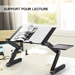 Universal Support d'ordinateur portable U-Kiss, bureau pour ordinateur portable, table portable Table portable avec planche de souris pour plateau de lit Tray -tiling Plateau de stockage pour canapés, Réserver pas cher