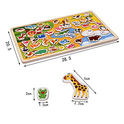 Acheter Universal Puzzle magnétique en bois Jeu de scène Enfants Bébés Éducation précoce Apprentissage Jouets Puzzles Puzzles pour enfants |