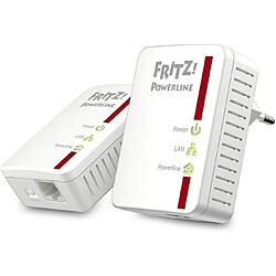 FRITZ!Powerline 510E Set International 500 Mbit/s Ethernet/LAN Blanc 2 pièce(s) 