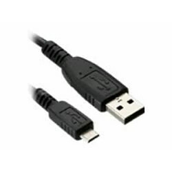 DLH Energy CABLE MICRO USB 1M BLK ALL DEVICES CHAR BY MUSB