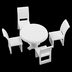 Ensemble de chaise de table miniature