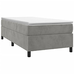 Avis Sommier à lattes,Cadre à lattes de lit pour Adulte Gris clair 80x200 cm Velours -MN11171