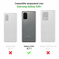 Evetane Coque Samsung Galaxy S20 Plus 360 intégrale avant arrière transparente