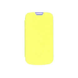 Blueway Etui coque jaune made in France pour Samsung Galaxy Trend S7560 