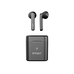 RYGHT JAM - Ecouteurs sans fil bluetooth Kit Main Libre True Wireless Earbuds pour "SAMSUNG Galaxy S21+" (NOIR) 