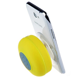 Avis Wewoo Enceinte Bluetooth étanche jaune pour iPad / iPhone / autre téléphone portable Bluetooth, fonction mains libres, IPX4 V2.1 haut-parleur imperméable à l'eau, mini V2.1