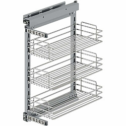 Emuca Chariot coulissant fermeture amortie SupraStar Pour modules de 30 cm