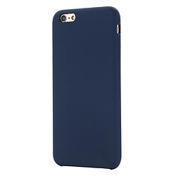 NC Coque en silicone liquide enroulé sur les bords bleu pour votre Apple iPhone 6s/6