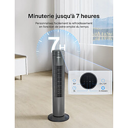 Avis PELONIS Ventilateur Colonne 76CM avec Télécommande, 3 Vitesses Réglables