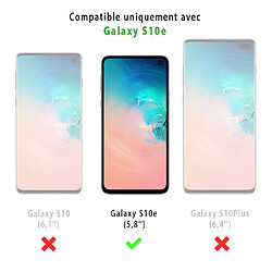 Coque Samsung Galaxy S10e 360 intégrale transparente Coquelicot couleur Ecriture Tendance Design Evetane.