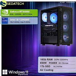 Sedatech PC Gamer • Intel i9-12900KF • RTX4060 • 16Go RAM • 1To SSD M.2 • Windows 11