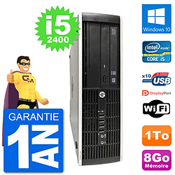 PC HP Compaq Pro 6300 SFF Intel i5-2400 RAM 8Go Disque Dur 1To Windows 10 Wifi - Occasion