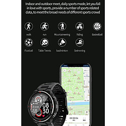 Yonis Montre Connectée IP67 Bluetooth 5.0 Multisport