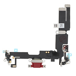 Relife Connecteur de Charge Lightning pour Apple iPhone 14 Plus Rouge 