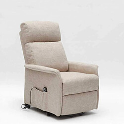 Avis LE ROI DU RELAX Fauteuil Relax Électrique avec Système Releveur et Roulettes pour Personnes Agées Giorgia, Couleur: Beige