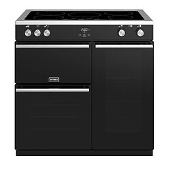 Piano de cuisson induction a 164l 5 feux, precision deluxe 90 ei, noir - PPRECIDX90EIBEU - STOVES