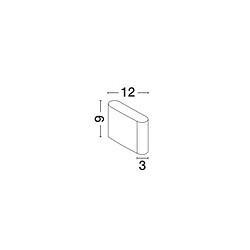 NOVA LUCE Applique e SOHO Gris Foncé LED 2x3 W