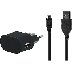 Bigben Connected Mini chargeur secteur noir 2A pour appareils équipés d'un port Micro USB