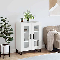 Maison Chic Buffet,Meuble de Rangement,commode pour salon,Cuisine blanc 69,5x34x90 cm bois d'ingénierie -MN51064