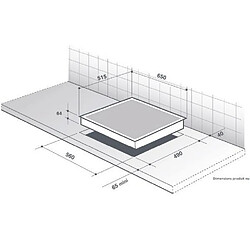 Acheter Table de cuisson à induction 65cm 3 feux 7400kw noir - dpi7570xt - DE DIETRICH