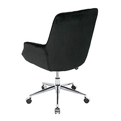 Avis Mendler Chaise de bureau HWC-J64, chaise pivotante avec accoudoirs réglable en hauteur velours ~ noir