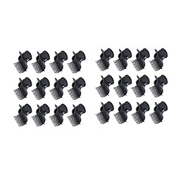 Cheveux Perm Rods Roller Perm Bigoudi Coiffure 24pcs Bigoudis en Plastique Rigide Clips Roller Coiffure Cheveux 6,5 x 5 cm