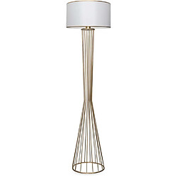 Hanah Home Lampadaire en métal doré Lamp.