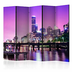 Paris Prix Paravent 5 Volets Purple Melbourne 172x225cm