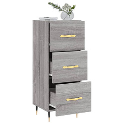 Acheter Maison Chic Buffet,Meuble de Rangement,commode pour salon,Cuisine Sonoma gris 34,5x34x90 cm Bois d'ingénierie -MN99786