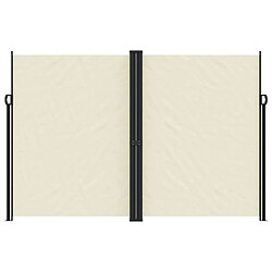 Avis Maison Chic Auvent latéral rétractable | Store latéral | Brise-vue latéral crème 220x1000 cm -GKD59298