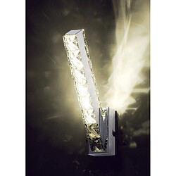 Luminaire Center Applique murale Galaxy Vertical 3W LED 4000K chrome poli/cristal