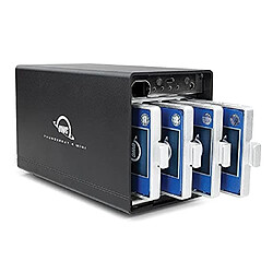 Owc ThunderBay 4 Boîtier Disque Dur 4 Baies 2.5'' Aluminium SATA III Thunderbolt 3 Noir