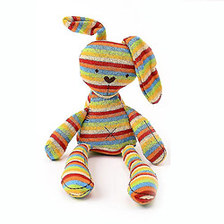 Universal Mamas Rabbit Soft Doll Colorful Stripe Mignon Plux Toy Birthday Gift Fix 