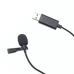 Micro omnidirectionnel à pince à revers USB pour ordinateur portable, PC, téléphone portable, parfait pour le Podcasting, les jeux, l'enregistrement,