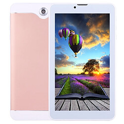 Wewoo Tablette Tactile or rose 7 pouces Tactile, 512 Mo + 8 Go, Appel 3G, Android 4.4.2, MTK6582 Quad Core 1,3 GHz, double SIM, WiFi, OTG, Bluetooth