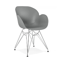 Kokoon Design Fauteuil design CHIPIE GREY 59x57,5x85 cm