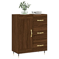 Avis Maison Chic Buffet,Meuble de Rangement,commode pour salon,Cuisine chêne marron 69,5x34x90 cm bois d'ingénierie -MN47520