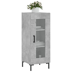 Avis Maison Chic Buffet,Meuble de Rangement,commode pour salon,Cuisine Gris béton 34,5x34x90 cm Bois d'ingénierie -MN23949