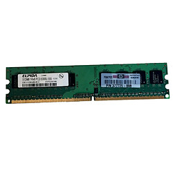 512Mo RAM ELPIDA EBE51UD8AJWA-6E-E DDR2 PC2-5300U 667Mhz 1Rx8 1.8v 240-Pin CL5